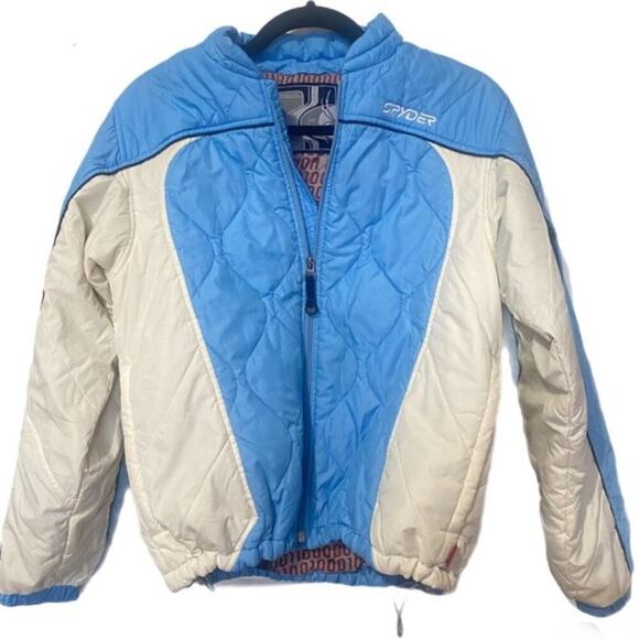 SPYDER Blue And White Jacket Size Small - Picture 1 of 10